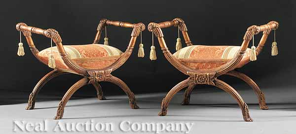 A Pair of Neoclassical Style Carved 13ae09