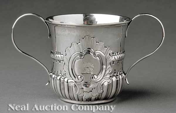 A George III Sterling Silver Caudle