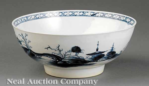 A Worcester Blue and White Porcelain 13ae35
