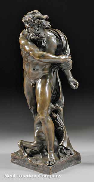 A French Bronze Figure of Neptune