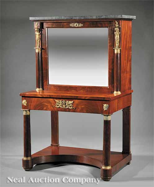 An Empire Mahogany and Gilt Bronze Mounted 13ae92