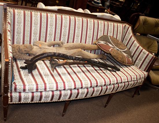 Federal style mahogany sofa in 138853