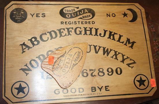 Ouija board Estimate $ 10-20 Comments