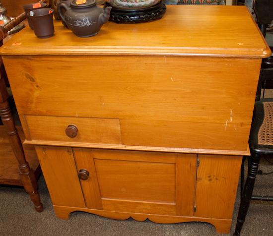 Pine lidded wash stand Estimate 1388d4