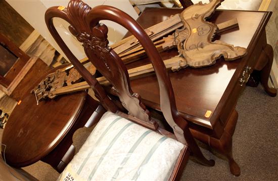 Queen Anne style mahogany side