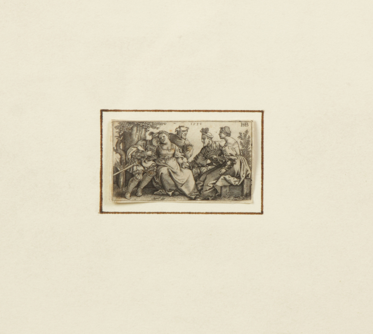 Sgn ISB 1535 Miniature Etching 138968