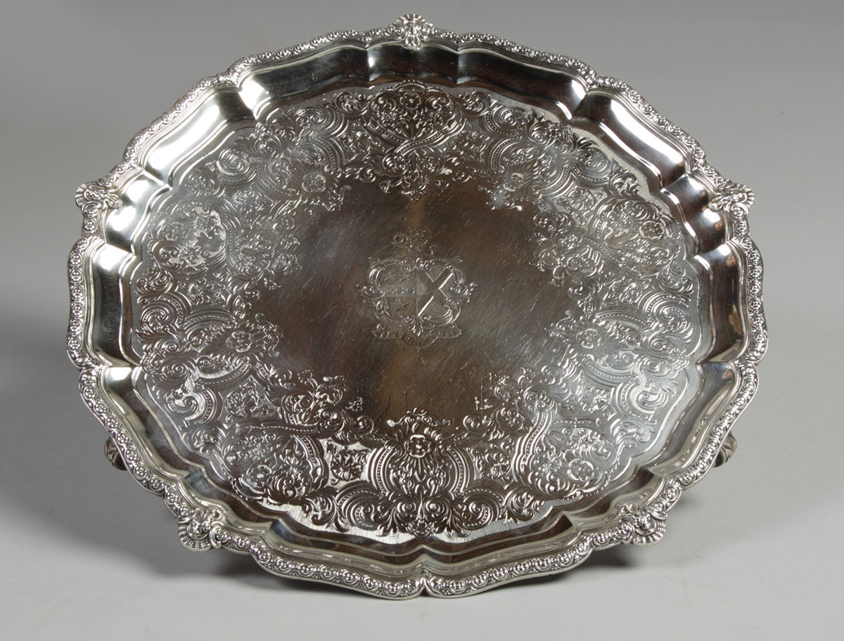 George III Sterling Salver 661  13899c