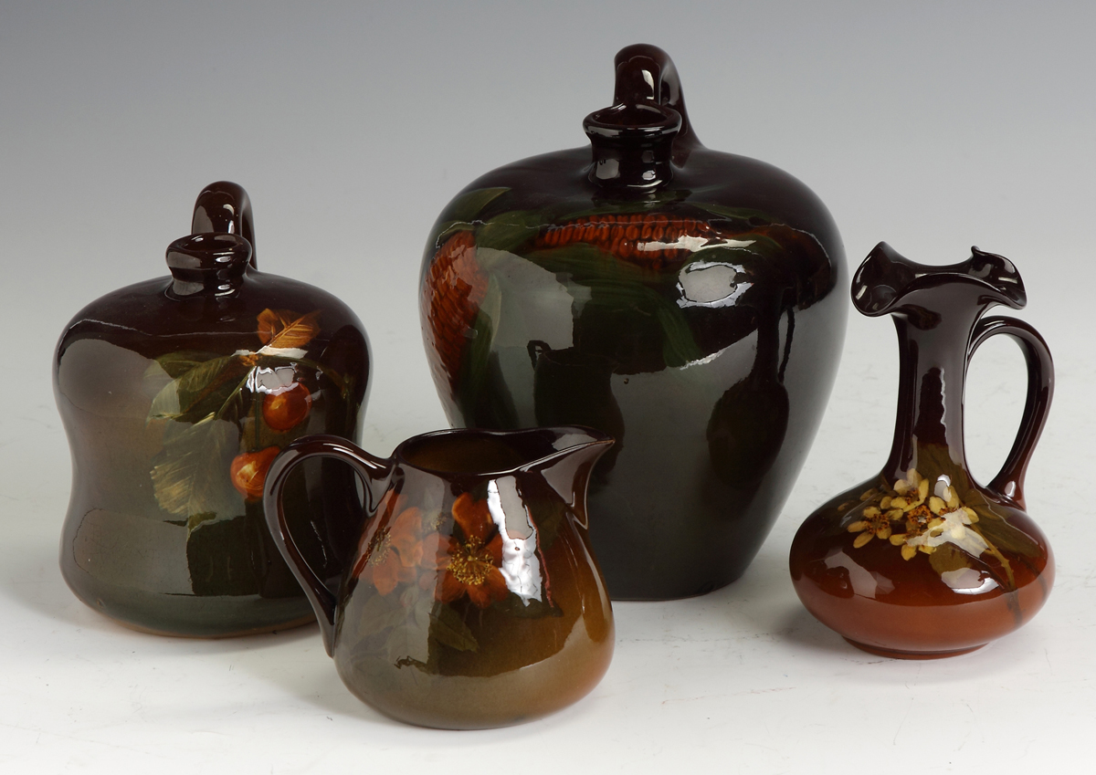 Group of Louwelsa & Rookwood Pottery