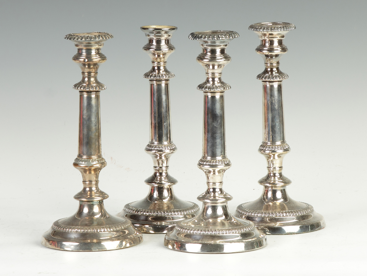 Sheffield Plate Candlesticks Bought