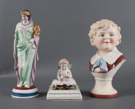 Kister porcelain figure of an angel