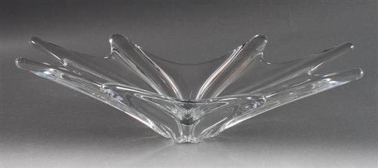 Baccarat crystal free form centerpiece 138ada