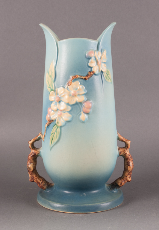 Roseville Apple Blossom vase second 138afd