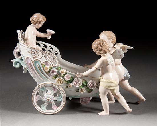 German porcelain figural centerpiece 138bb1