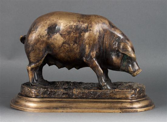 Continental School. Pig bronze