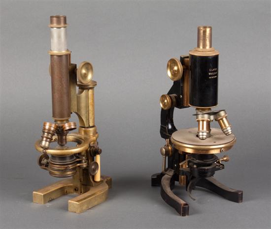 Bausch Lomb brass microscope 138be1