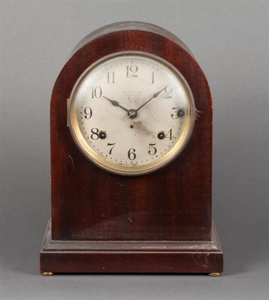 Seth Thomas mahogany mantel clock with