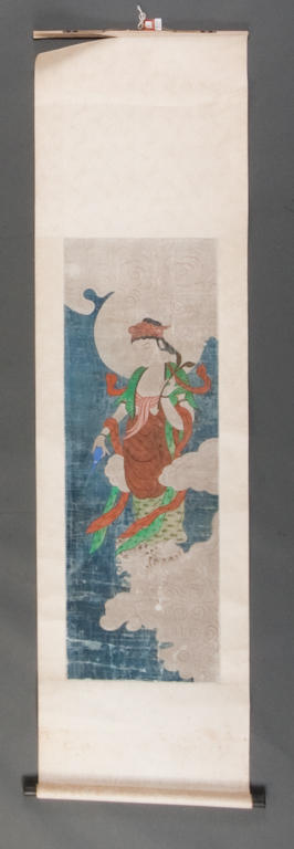 Japanese ink and rice paper scroll