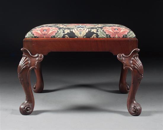 George II style mahogany upholstered 138c3f