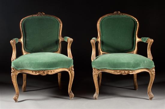 Pair of Louis XV style giltwood 138c40