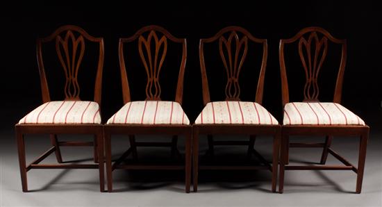 Set of four Federal style mahogany 138c5a