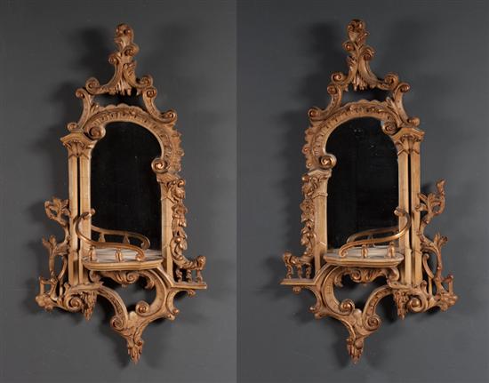 Pair of George II style Chinese