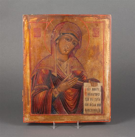 Russian School 19th century Icon 138ccd