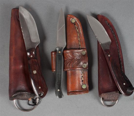 Three hunting knives by Mark McCoun 138d95