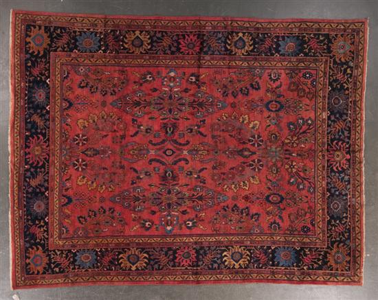 Antique Mahal carpet Persia circa 138da4