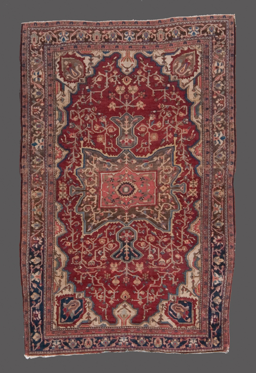 Antique Malayer Sarouk rug Persia 138da1