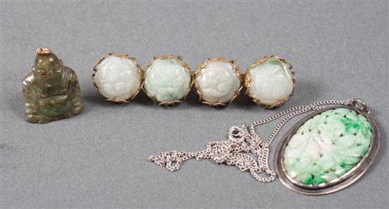 Group of jade jewelry including  138deb