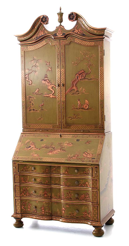 Queen Anne style Chinoiserie desk