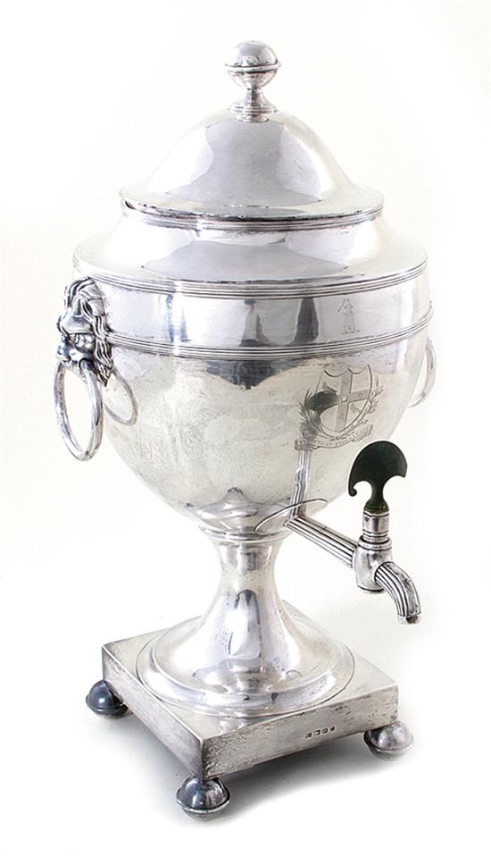 George III Irish silver hotwater