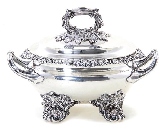 Georgian silver covered tureen 138ed4