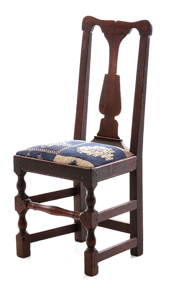 English oak sidechair 17th/18th