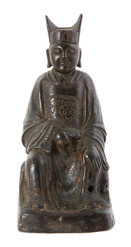 Chinese bronze figure of an elder 138fb1