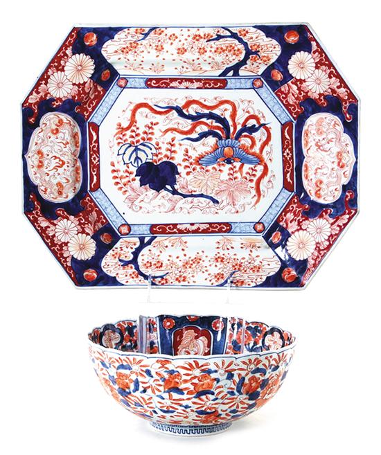Japanese Imari porcelain bowl and