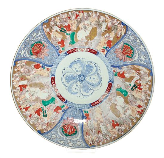 Japanese Imari porcelain charger 138fbd