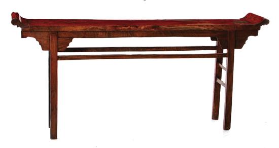 Chinese red lacquered altar table 138fdf