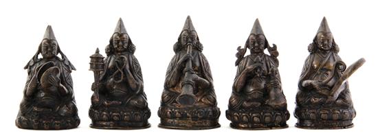 Tibetan bronze musical Lamas Qing