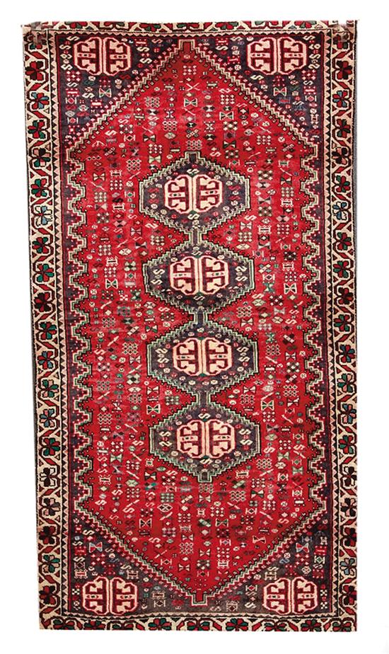 Persian Shiraz carpet 3 1 x 5 7  139081