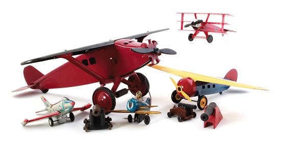 Vintage toy planes and ships 20th