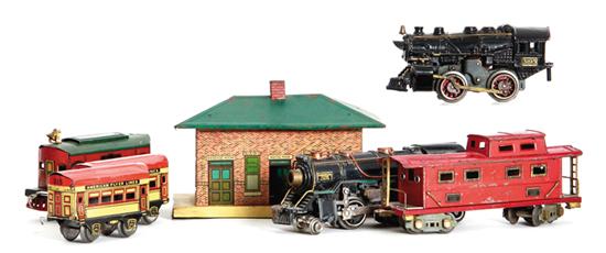 American Flyer vintage toy trains consisting