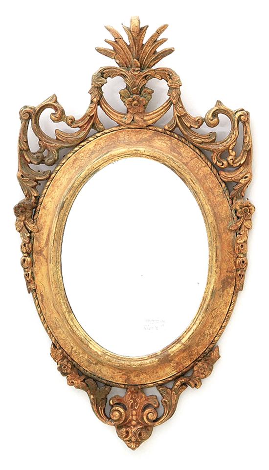 Chippendale style giltwood mirror 1390e8