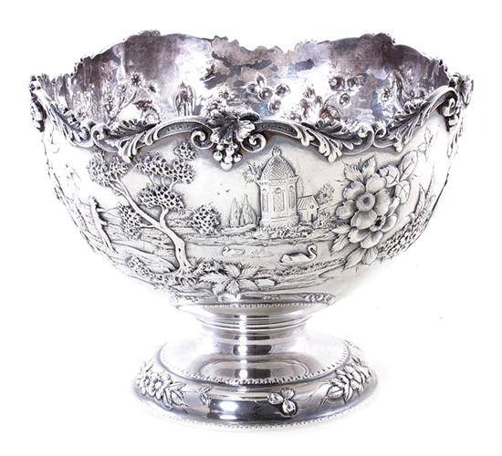 Southern silver centerbowl by S.