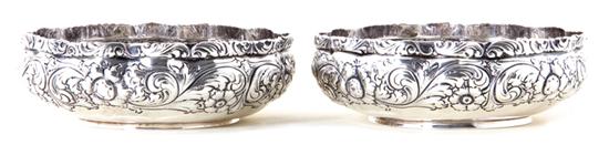 Pair Black Starr Frost sterling 139120