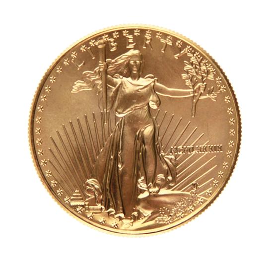 US 1989 American Eagle 50 gold 13912a