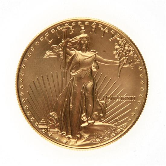 US 1989 American Eagle 50 gold 13912b