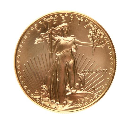 US 1989 American Eagle 50 gold 13912d