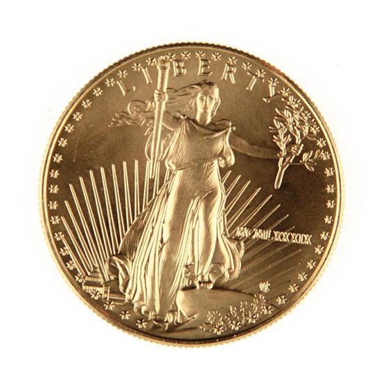 US 1989 American Eagle 50 gold 139125