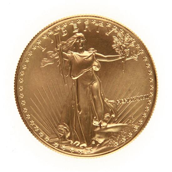 US 1987 American Eagle 50 gold 139135